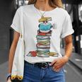 Panda Bear Loves Reading Illustration For A Book Nerd T-Shirt Gifts for Her