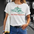 The Plot Thickens Bookish Raccoon Fantasy Book Reader T-Shirt Gifts for Her The Plot Thickens Bookish Raccoon Fantasy Book Reader T-Shirt Gifts for Her