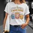 Pop Open A Good Book For School Librarian Popcorn T-Shirt Gifts for Her