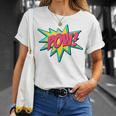 Pow Retro Comic Book Art Superhero Bubble Premium T-Shirt Gifts for Her Pow Retro Comic Book Art Superhero Bubble Premium T-Shirt Gifts for Her