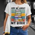 Published Author TShirt Ask Me About My Book Writer T-Shirt Gifts for Her Published Author TShirt Ask Me About My Book Writer T-Shirt Gifts for Her