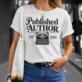 Published Author Writer 2026 New Book Novel Writing Premium Tri-Blend T-Shirt Gifts for Her Published Author Writer 2026 New Book Novel Writing Premium Tri-Blend T-Shirt Gifts for Her