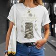 My Therapist Gave Up Overwhelmed Brain Books T-Shirt Gifts for Her