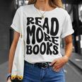 Read More Books Book Lover T-Shirt Gifts for Her Read More Books Book Lover T-Shirt Gifts for Her