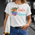 I Read Books And I Know Things T-Shirt Gifts for Her