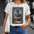 The Reader Dragon Fantasy Book Lover Tarot Card Premium Tri-Blend T-Shirt Gifts for Her