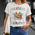 Readers Are Leaders Book Lover Reading Mom Premium Tri-Blend T-Shirt Gifts for Her