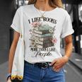 Reading Book Lover Bookish I Like Books More Than People T-Shirt Gifts for Her Reading Book Lover Bookish I Like Books More Than People T-Shirt Gifts for Her