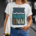 Reading Is My Jam Book Lover And Reading Teacher T-Shirt Gifts for Her