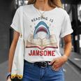 Reading Is Jawsome Bookworm Shark Book Lover For Kids T-Shirt Gifts for Her Reading Is Jawsome Bookworm Shark Book Lover For Kids T-Shirt Gifts for Her