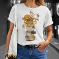 Reading Octopus Tea Coffee And Books T-Shirt Gifts for Her