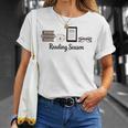 Reading Season Book Lover Librarian Cozy Bookworm T-Shirt Gifts for Her