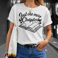 Reading Women Girls Just One More Chapter Book Lover T-Shirt Gifts for Her