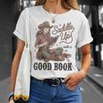 Saddle Up With A Good Book Western Reading T-Shirt Gifts for Her