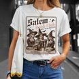 Salem Book Club Bookish Halloween Retro Salem Witch Book T-Shirt Gifts for Her