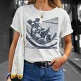 Schnauzer Hammock Reading Book Schnauzer Glasses T-Shirt Gifts for Her Schnauzer Hammock Reading Book Schnauzer Glasses T-Shirt Gifts for Her