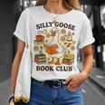 Silly Goose Book Club Cozy Reading Humor T-Shirt Gifts for Her