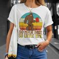 So Much Books So Little Time Reading Books Lover Bigfoot T-Shirt Gifts for Her So Much Books So Little Time Reading Books Lover Bigfoot T-Shirt Gifts for Her