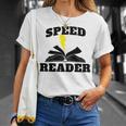 Speed Reader Book Lover Reading T-Shirt Gifts for Her