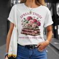 Spicy Books Spread Those Pages Like A Good Girl Dark Romance T-Shirt Gifts for Her