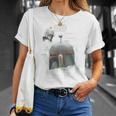 Star Wars The Book Of Boba Fett Helmet Schematic V-1 T-Shirt Gifts for Her