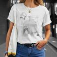 Star Wars The Book Of Boba Fett Helmet Schematic V-4 T-Shirt Gifts for Her