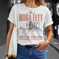 Star Wars The Book Of Boba Fett Meet The New Boss Sketch T-Shirt Gifts for Her