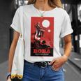 Star Wars The Book Of Boba Fett Vintage Poster T-Shirt Gifts for Her Star Wars The Book Of Boba Fett Vintage Poster T-Shirt Gifts for Her
