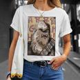 Star Wars Chewbacca Comic Book Character Portrait T-Shirt Gifts for Her Star Wars Chewbacca Comic Book Character Portrait T-Shirt Gifts for Her