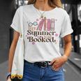 My Summer Is All Booked Retro Summer Book Lover Womens Girls T-Shirt Gifts for Her My Summer Is All Booked Retro Summer Book Lover Womens Girls T-Shirt Gifts for Her