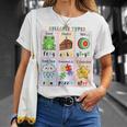 Syllable Types Teacher Phonics Reading Science Of Reading T-Shirt Gifts for Her Syllable Types Teacher Phonics Reading Science Of Reading T-Shirt Gifts for Her