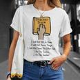 Teacher Book I Will Not Yell In Class Teacher Teaching Men Women T-Shirt Gifts for Her