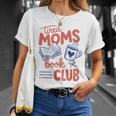 Tired Moms Book Club Mother’s Day Trendy Reading Lover Comfort Colors Crop Top T-Shirt Gifts for Her