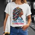 History Education Is Freedom Books Black History T-Shirt Gifts for Her History Education Is Freedom Books Black History T-Shirt Gifts for Her