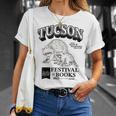 Tucson Festival Of Books TFOB 2023 Racoon Mascot T-Shirt Gifts for Her Tucson Festival Of Books TFOB 2023 Racoon Mascot T-Shirt Gifts for Her