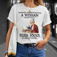 Never Underestimate A Woman Who Still Reads Books In Her T-Shirt Gifts for Her Never Underestimate A Woman Who Still Reads Books In Her T-Shirt Gifts for Her
