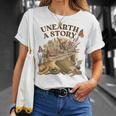 Unearth A Story Summer Reading 2026 Flower Butterfly Book T-Shirt Gifts for Her Unearth A Story Summer Reading 2026 Flower Butterfly Book T-Shirt Gifts for Her