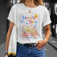 Unearth a Story Summer Reading 2026 Wildflower Book Library T-Shirt Gifts for Her Unearth a Story Summer Reading 2026 Wildflower Book Library T-Shirt Gifts for Her