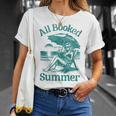Vintage All Booked For The Summer Book Girl Summer Coquette T-Shirt Gifts for Her