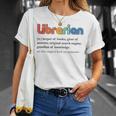 Vintage Librarian Definition Keeper Of Books Back To School T-Shirt Gifts for Her