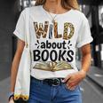 Wild About Books Booklover & Bibliophile T-Shirt Gifts for Her Wild About Books Booklover & Bibliophile T-Shirt Gifts for Her