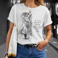 Women's Alice Adventures Wonderland Vintage Book Quote Lewis Carrol T-Shirt Gifts for Her Women's Alice Adventures Wonderland Vintage Book Quote Lewis Carrol T-Shirt Gifts for Her