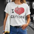 Women's Clifford The Big Red Dog I Heart Clifford Childrens Books T-Shirt Gifts for Her Women's Clifford The Big Red Dog I Heart Clifford Childrens Books T-Shirt Gifts for Her
