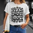 Women's Read Smore Books Camping Reading T-Shirt Gifts for Her Women's Read Smore Books Camping Reading T-Shirt Gifts for Her