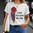 Women's Smutty Book ShirtI Vow You Vow We Vow Merch Dark Romance T-Shirt Gifts for Her