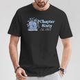 1966 Chapter Sixty 60th Birthday Blue Toile Floral Book T-Shirt Unique Gifts