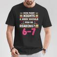 6 7 Meme Book Lover Teachers Bookish Men Women Kids T-Shirt Unique Gifts 6 7 Meme Book Lover Teachers Bookish Men Women Kids T-Shirt Unique Gifts