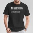 Abibliophobia Definition Hilarious Bookworm Book Reading Bookworm Reader Lover -Adults - Small Short Sleeve V-Neck Modern Classic Humorous Theme T-Shirt Unique Gifts Abibliophobia Definition Hilarious Bookworm Book Reading Bookworm Reader Lover -Adults - Small Short Sleeve V-Neck Modern Classic Humorous Theme T-Shirt Unique Gifts