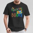 Adventure Starts With Books Jungle Animals Kids Reading Them T-Shirt Unique Gifts Adventure Starts With Books Jungle Animals Kids Reading Them T-Shirt Unique Gifts