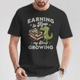 Alligator Book Lover Reading Pun Bookish Humor Vibes T-Shirt Unique Gifts